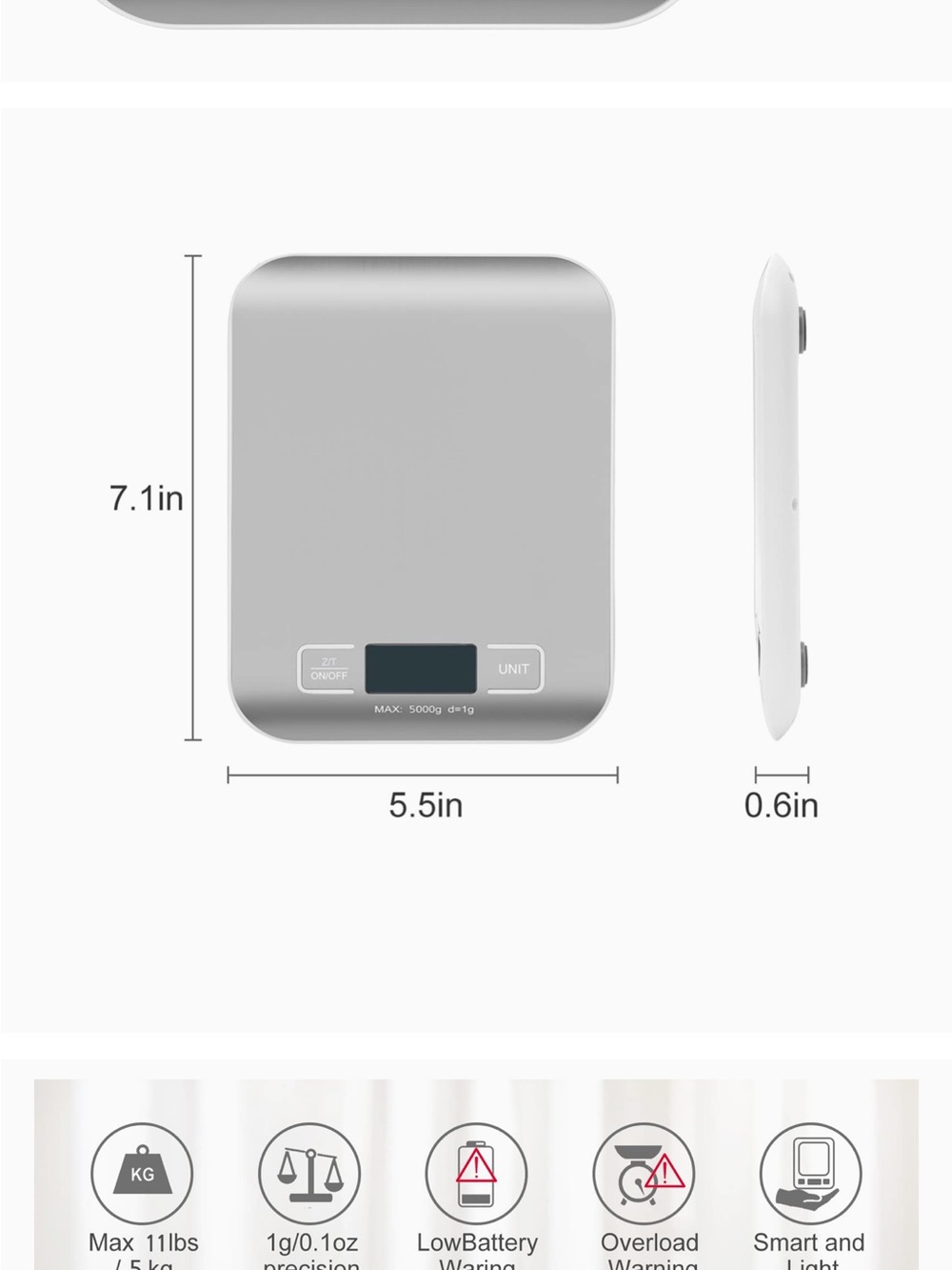 Digital Kitchen Scale NEW - Picture 10 of 12